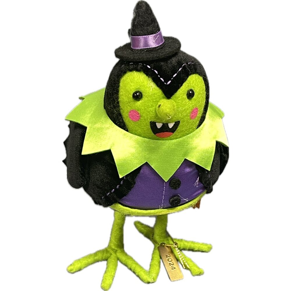 Target Hyde & Eek! Featherly Friends 'Spellma' Felt Bird Halloween  2024 NWT